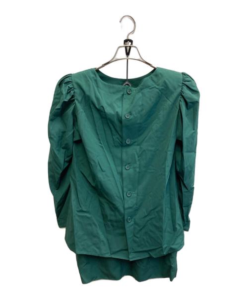 Yves Saint Laurent（イヴサンローラン）Yves Saint Laurent (イヴサンローラン) ヴィンテージセットアップ グリーン サイズ:T-Mサイズ　P-Sサイズの古着・服飾アイテム