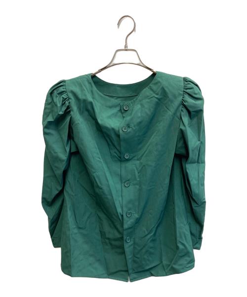 Yves Saint Laurent（イヴサンローラン）Yves Saint Laurent (イヴサンローラン) ヴィンテージセットアップ グリーン サイズ:T-Mサイズ　P-Sサイズの古着・服飾アイテム