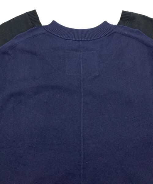 sacai（サカイ）sacai (サカイ) レイヤードニット ブラック サイズ:2の古着・服飾アイテム