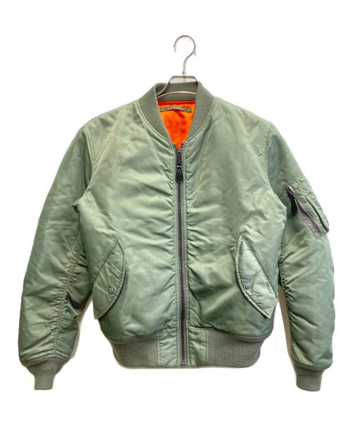 AVIREX（アヴィレックス）AVIREX (アヴィレックス) MA-1 COMMERCIAL グリーン サイズ:Lの古着・服飾アイテム