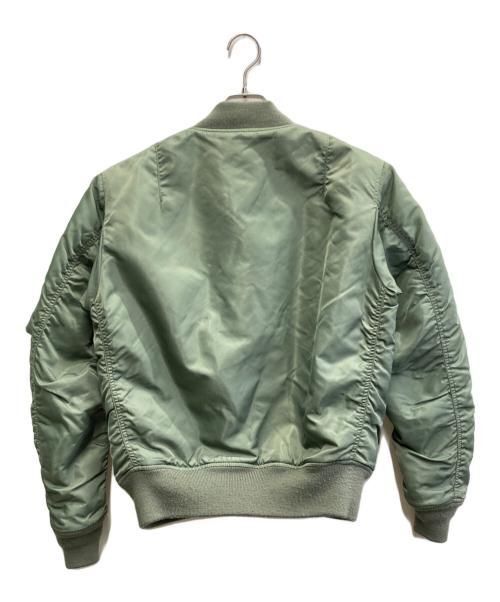 AVIREX（アヴィレックス）AVIREX (アヴィレックス) MA-1 COMMERCIAL グリーン サイズ:Lの古着・服飾アイテム