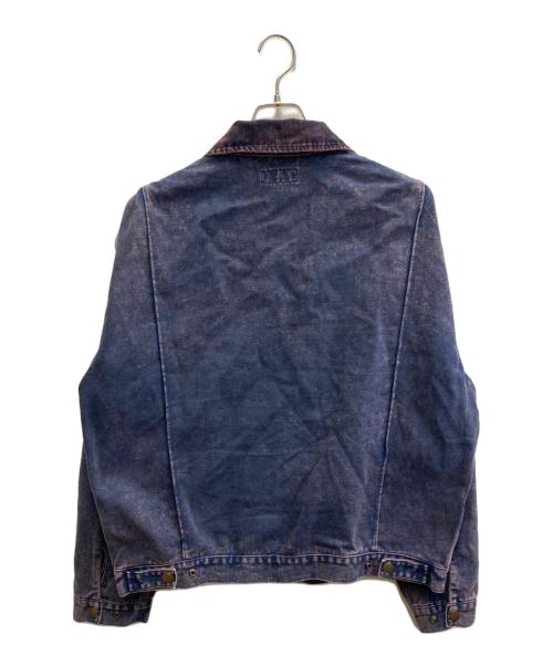 X-LARGE（エクストララージ）X-LARGE (エクストララージ) Dickies (ディッキーズ) オーバーダイ ワークジャケット ネイビー サイズ:Lの古着・服飾アイテム