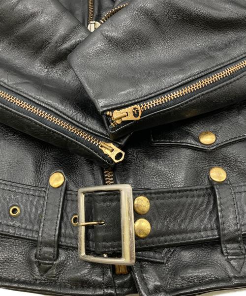 VANSON（バンソン）VANSON (バンソン) C2 ライダースジャケット/レザージャケット ブラック サイズ:40の古着・服飾アイテム