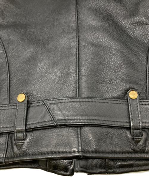 VANSON（バンソン）VANSON (バンソン) C2 ライダースジャケット/レザージャケット ブラック サイズ:40の古着・服飾アイテム