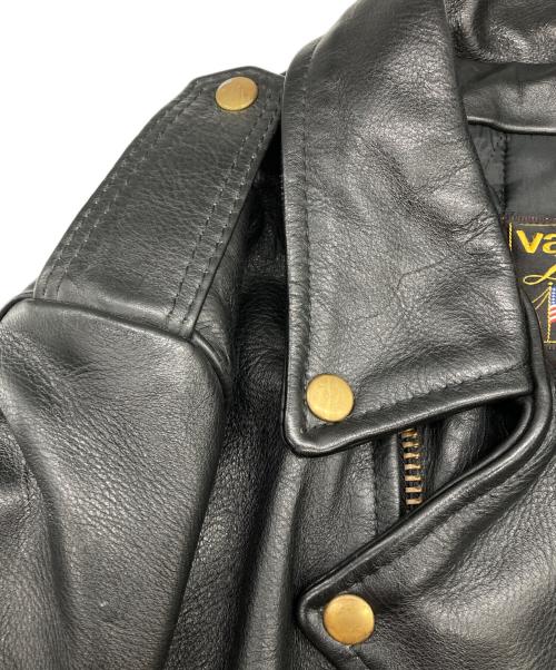 VANSON（バンソン）VANSON (バンソン) C2 ライダースジャケット/レザージャケット ブラック サイズ:40の古着・服飾アイテム