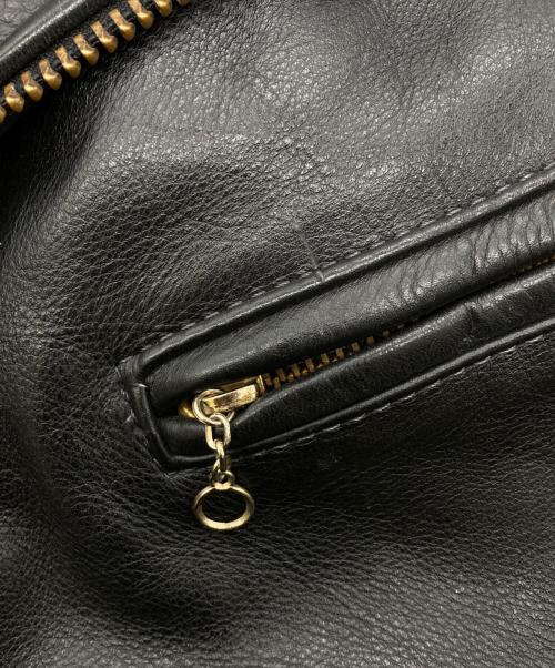 VANSON（バンソン）VANSON (バンソン) C2 ライダースジャケット/レザージャケット ブラック サイズ:40の古着・服飾アイテム