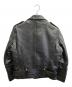 VANSON (バンソン) C2 ライダースジャケット/レザージャケット ブラック サイズ:40：45000円