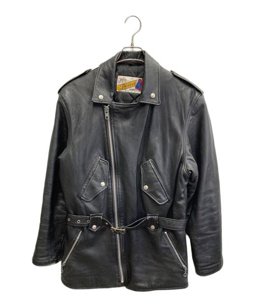 Schott（ショット）Schott (ショット) Lot1440　ダブルライダースジャケット ブラック サイズ:38の古着・服飾アイテム