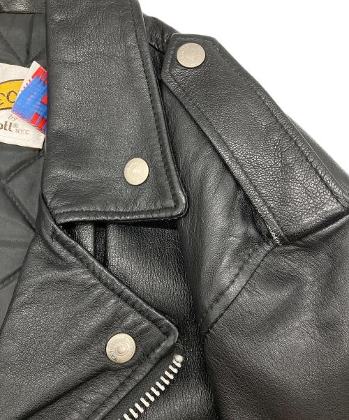 Schott（ショット）Schott (ショット) Lot1440　ダブルライダースジャケット ブラック サイズ:38の古着・服飾アイテム