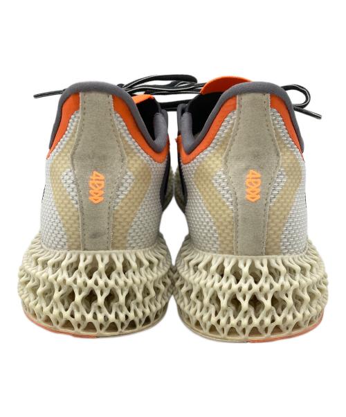 adidas（アディダス）adidas (アディダス) ローカットスニーカー/4DFWD ブラック×ベージュ サイズ:27の古着・服飾アイテム