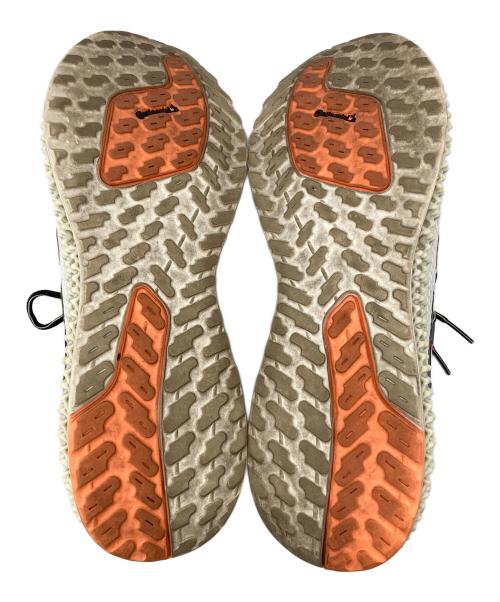 adidas（アディダス）adidas (アディダス) ローカットスニーカー/4DFWD ブラック×ベージュ サイズ:27の古着・服飾アイテム