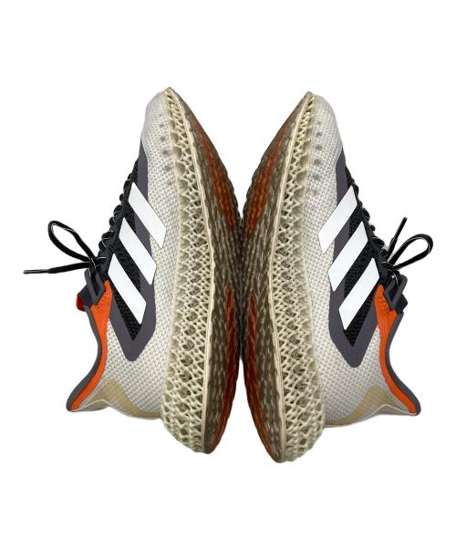 adidas（アディダス）adidas (アディダス) ローカットスニーカー/4DFWD ブラック×ベージュ サイズ:27の古着・服飾アイテム