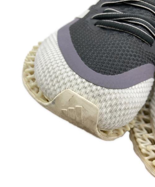 adidas（アディダス）adidas (アディダス) ローカットスニーカー/4DFWD ブラック×ベージュ サイズ:27の古着・服飾アイテム