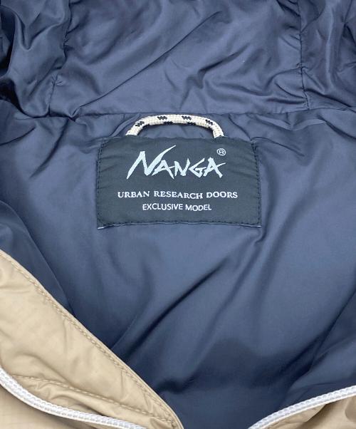 NANGA（ナンガ）NANGA (ナンガ) URBAN RESEARCH DOORS (アーバンリサーチドアーズ) 別注 AURORA ダウンジャケット ベージュ サイズ:Mの古着・服飾アイテム