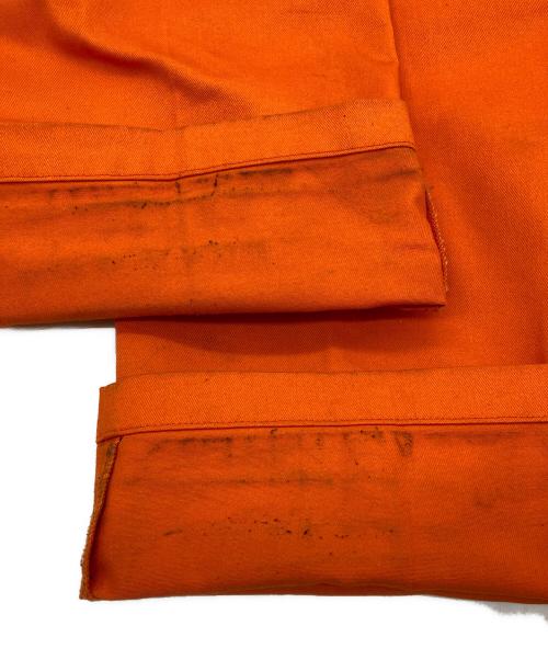 Dickies（ディッキーズ）Dickies (ディッキーズ) Casper John AIVER (キャスパージョンアイバー) リベットダブルニーパンツ オレンジ サイズ:Mの古着・服飾アイテム
