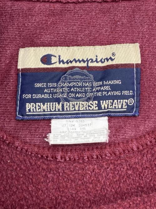 Champion（チャンピオン）Champion (チャンピオン) リバースウィーブスウェット バーガンディー サイズ:XLの古着・服飾アイテム