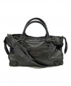 BALENCIAGAバレンシアガ）の古着「エディターズバッグ」｜ブラック