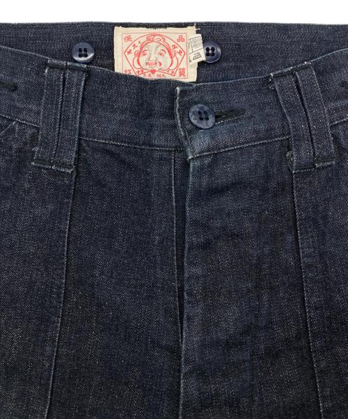 EVISU（エヴィス）EVISU (エヴィス) モンキー デニム ベイカーパンツ インディゴ サイズ:不明の古着・服飾アイテム