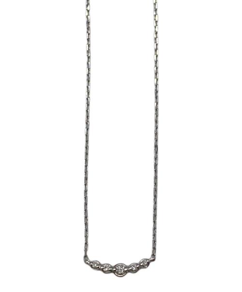 4℃（ヨンドシー）4℃ (ヨンドシー) ホワイトゴールドネックレス シルバーの古着・服飾アイテム