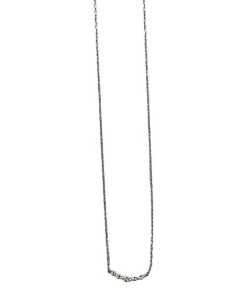 4℃（ヨンドシー）4℃ (ヨンドシー) ホワイトゴールドネックレス シルバーの古着・服飾アイテム