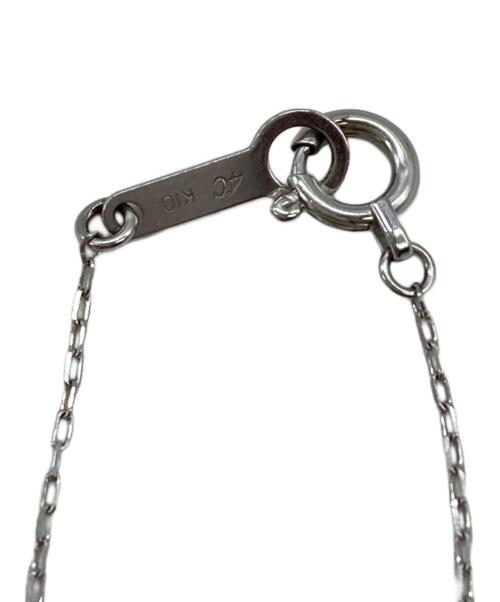 4℃（ヨンドシー）4℃ (ヨンドシー) ホワイトゴールドネックレス シルバーの古着・服飾アイテム