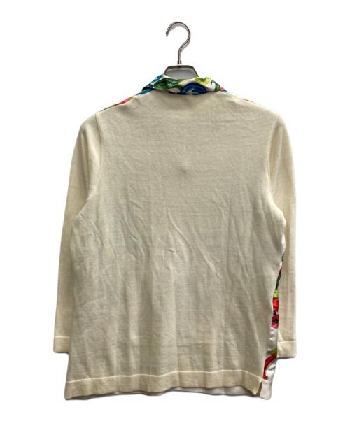 HERMES（エルメス）HERMES (エルメス) シルクコットンカシミヤシャツ ベージュ サイズ:Mの古着・服飾アイテム