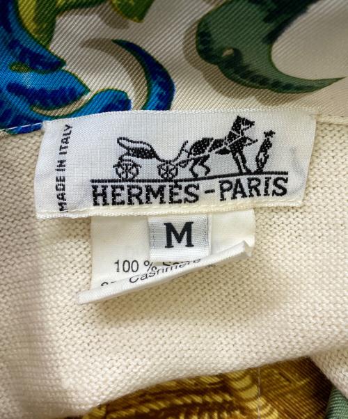 HERMES（エルメス）HERMES (エルメス) シルクコットンカシミヤシャツ ベージュ サイズ:Mの古着・服飾アイテム