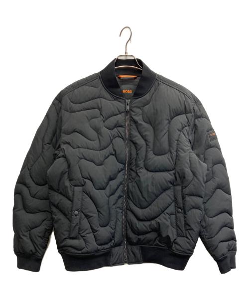 BOSS（ボス）BOSS (ボス) デジタルキルティングブルゾン ブラック サイズ:FR52の古着・服飾アイテム