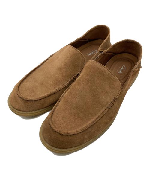 CLARKS（クラークス）CLARKS (クラークス) デッキシューズ ブラウン サイズ:27.5の古着・服飾アイテム