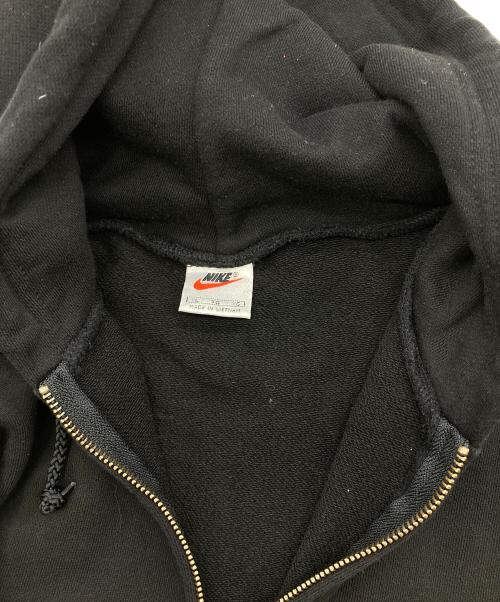 NIKE（ナイキ）NIKE (ナイキ) 90s ジップアップフーディ― ブラック サイズ:XLの古着・服飾アイテム