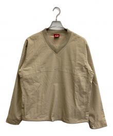 OAKLEY（オークリー）の古着「90s~00s メタルロゴ プルオーバーカットソー」｜ベージュ