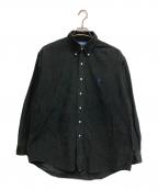 RALPH LAURENラルフローレン）の古着「BLAKE/コーデュロイ ブレイクシャツ」｜ブラック