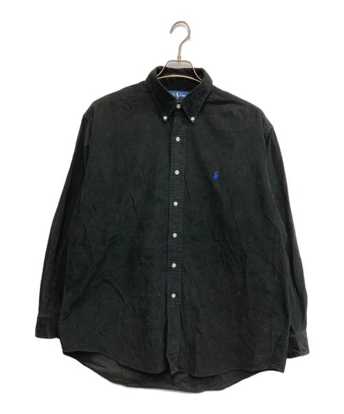 RALPH LAUREN（ラルフローレン）RALPH LAUREN (ラルフローレン) BLAKE/コーデュロイ ブレイクシャツ ブラック サイズ:Lの古着・服飾アイテム