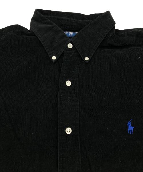 RALPH LAUREN（ラルフローレン）RALPH LAUREN (ラルフローレン) BLAKE/コーデュロイ ブレイクシャツ ブラック サイズ:Lの古着・服飾アイテム