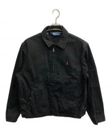 POLO RALPH LAUREN（ポロ・ラルフローレン）の古着「スイングトップ」｜ブラック