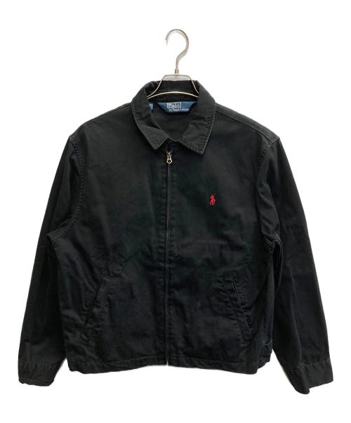 POLO RALPH LAUREN（ポロ・ラルフローレン）POLO RALPH LAUREN (ポロ・ラルフローレン) スイングトップ ブラック サイズ:Lの古着・服飾アイテム