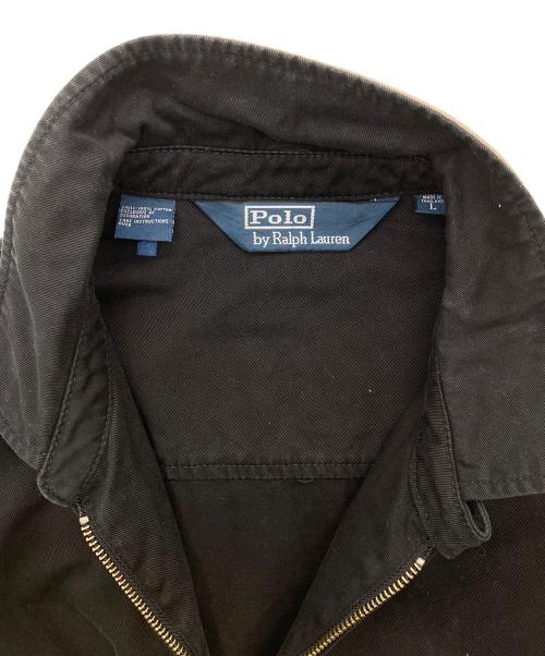 POLO RALPH LAUREN（ポロ・ラルフローレン）POLO RALPH LAUREN (ポロ・ラルフローレン) スイングトップ ブラック サイズ:Lの古着・服飾アイテム