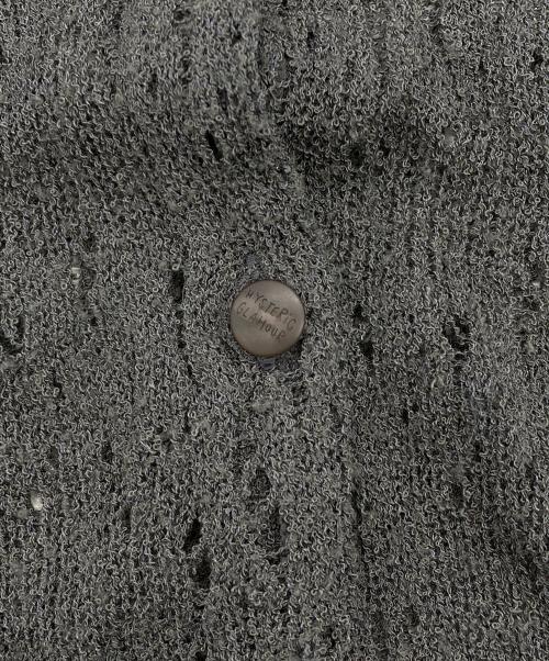 Hysteric Glamour（ヒステリックグラマー）Hysteric Glamour (ヒステリックグラマー) スカルカーディガン グレー サイズ:FREEの古着・服飾アイテム