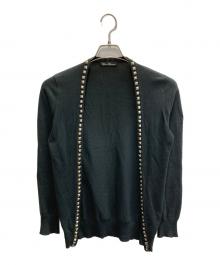 Hysteric Glamour（ヒステリックグラマー）の古着「スタッズカーディガン」｜ブラック