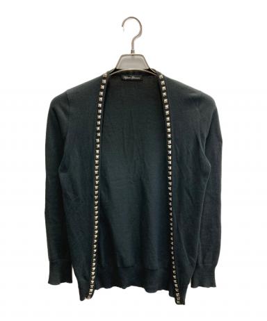 古着 HYSTERIC GLAMOUR ヒステリックグラマー 日本製 長袖 Vネック レイヤード カーディガン FREE ブラック レディース HYSTERIC GLAMOUR - HYSTERIC GLAMOUR ヒステリックグラマー