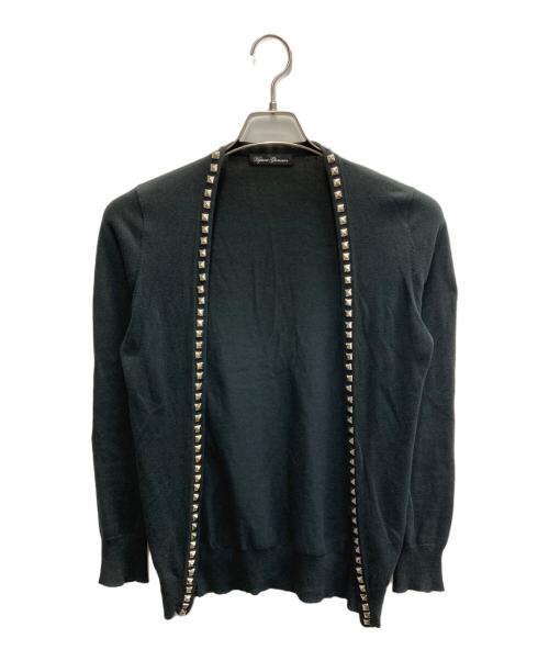 Hysteric Glamour（ヒステリックグラマー）Hysteric Glamour (ヒステリックグラマー) スタッズカーディガン ブラック サイズ:FREEの古着・服飾アイテム