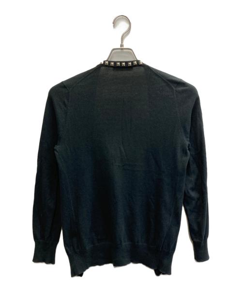 Hysteric Glamour（ヒステリックグラマー）Hysteric Glamour (ヒステリックグラマー) スタッズカーディガン ブラック サイズ:FREEの古着・服飾アイテム