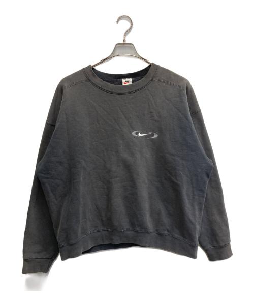 NIKE（ナイキ）NIKE (ナイキ) 90s ワンポイントロゴスウェット ブラック サイズ:Lの古着・服飾アイテム