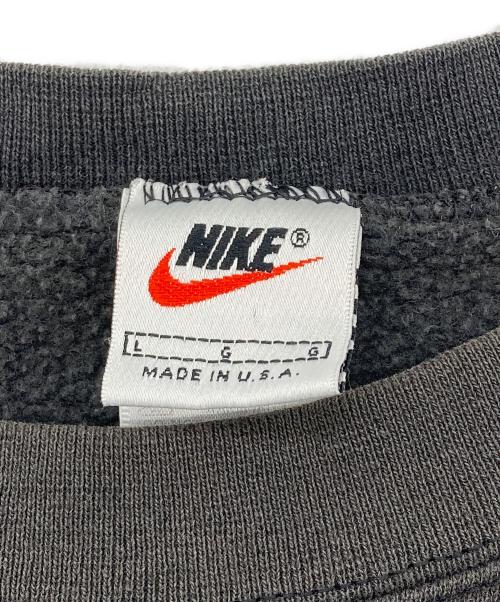 NIKE（ナイキ）NIKE (ナイキ) 90s ワンポイントロゴスウェット ブラック サイズ:Lの古着・服飾アイテム