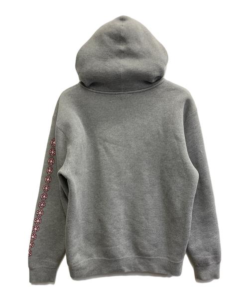INDEPENDENT（インディペンデント）INDEPENDENT (インディペンデント) 00s アイアンクロスロゴ パーカー グレー サイズ:Mの古着・服飾アイテム