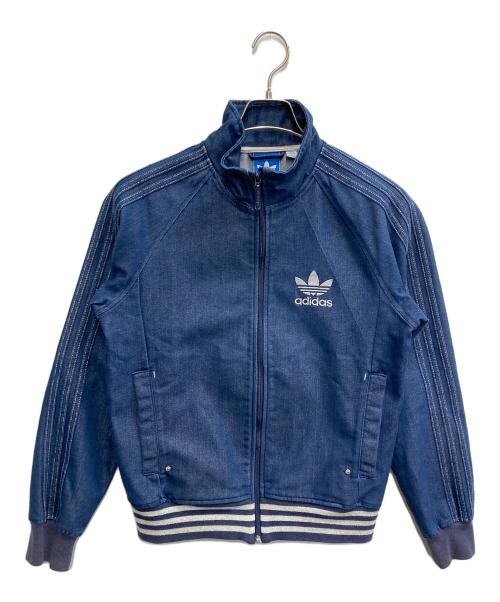 adidas（アディダス）adidas (アディダス) DENIM TRACKTOP JACKET インディゴ サイズ:Sの古着・服飾アイテム