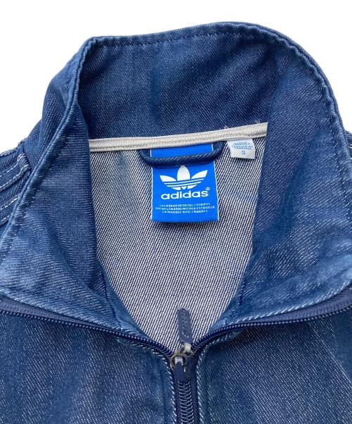 adidas（アディダス）adidas (アディダス) DENIM TRACKTOP JACKET インディゴ サイズ:Sの古着・服飾アイテム