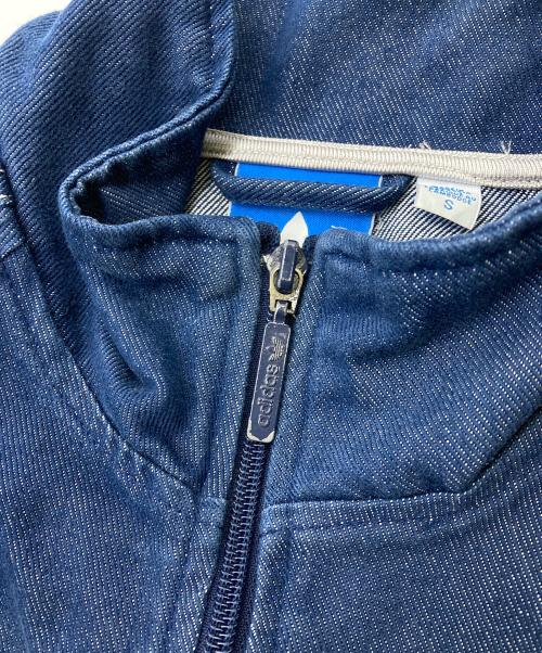 adidas（アディダス）adidas (アディダス) DENIM TRACKTOP JACKET インディゴ サイズ:Sの古着・服飾アイテム
