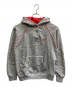 adidasアディダス）の古着「スナップパーカー」｜グレー