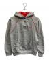 adidas（アディダス）の古着「スナップパーカー」｜グレー